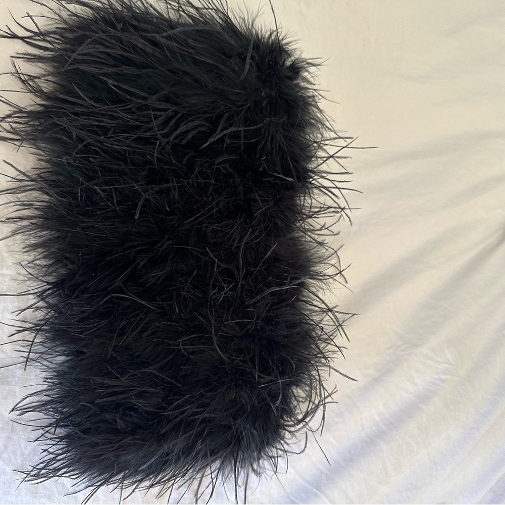 Club L feather tube top